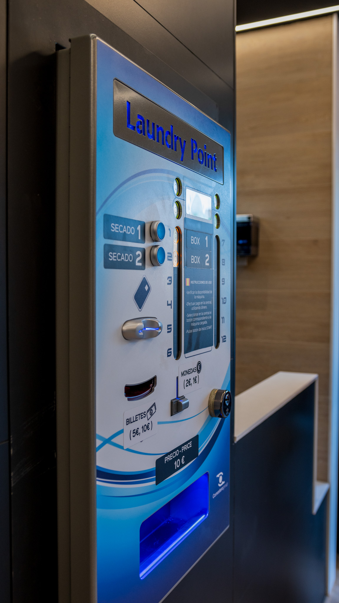 Detalle del equipamiento de TARO Pet Wash